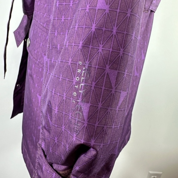 Helly Hansen Protection Jacket Women's Size M Plum Purple Hooded - Picture 7 of 14